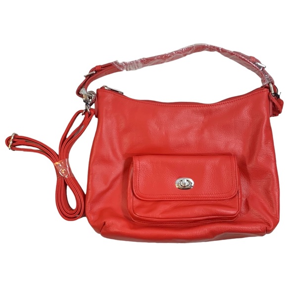 Cuir Veritable Pebbled Leather Crossbody Bag - Giftable - Picture 1 of 6